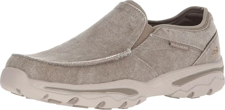 SKECHERS Relaxed Fit: Creston - Moseco Men's Slip on Shoes Taupe : 7 D - Medium, Textile - Image 2