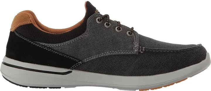 SKECHERS Relaxed Fit: Elent - Mosen Men's Lace up casual Shoes Black : 8 D - Medium, Canvas/Textile - Image 8