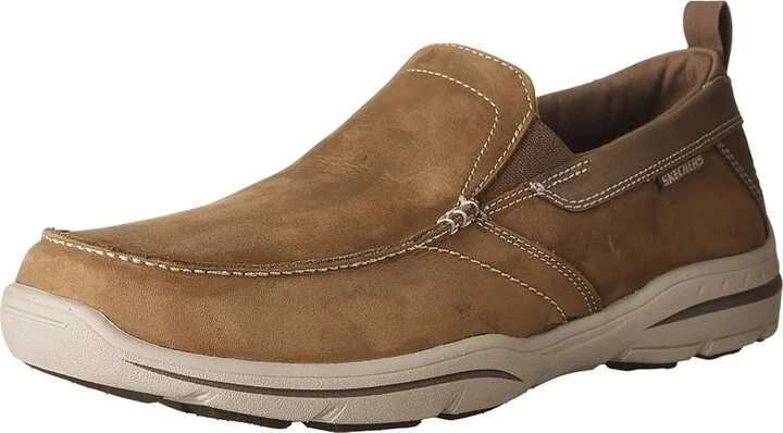SKECHERS Relaxed Fit Harper - Forde Men's Shoes Desert Leather : 7 D - Medium, Full Grain leather - Image 2