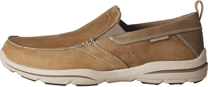 SKECHERS Relaxed Fit Harper - Forde Men's Shoes Desert Leather : 7 D - Medium, Full Grain leather - Image 7