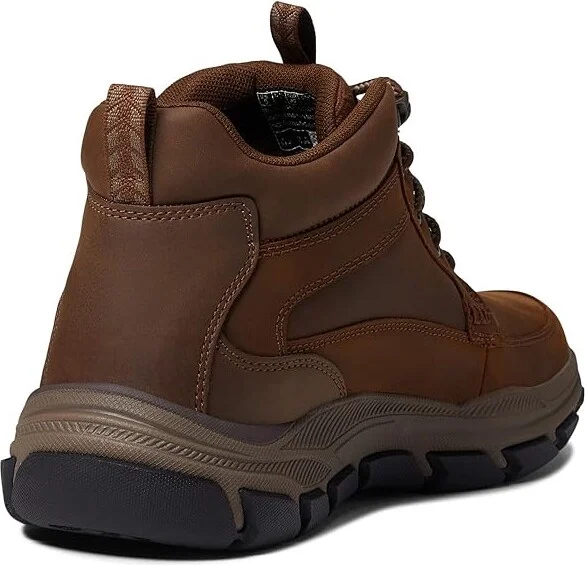 SKECHERS Relaxed Fit Respected - Boswell Men's Shoes Dark Brown : 7.5 D - Medium, Synthetic/Leather - Image 4
