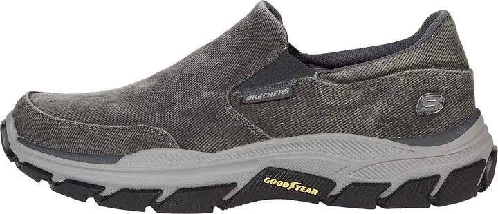 SKECHERS Relaxed Fit Respected - Fallston Men's Shoes Charcoal : 7 D - Medium, Textile - Image 6