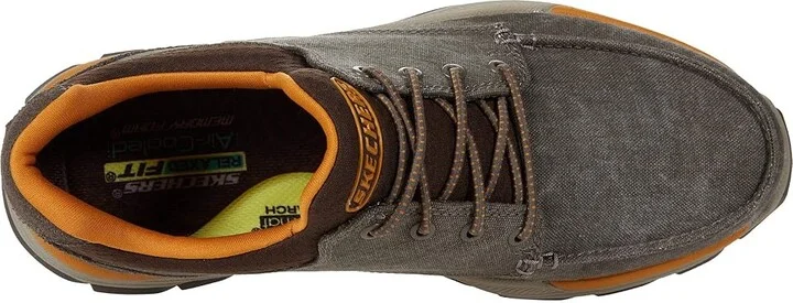 SKECHERS Relaxed Fit Respected - Loleto Men's Shoes Brown : 7 D - Medium, Textile - Image 2