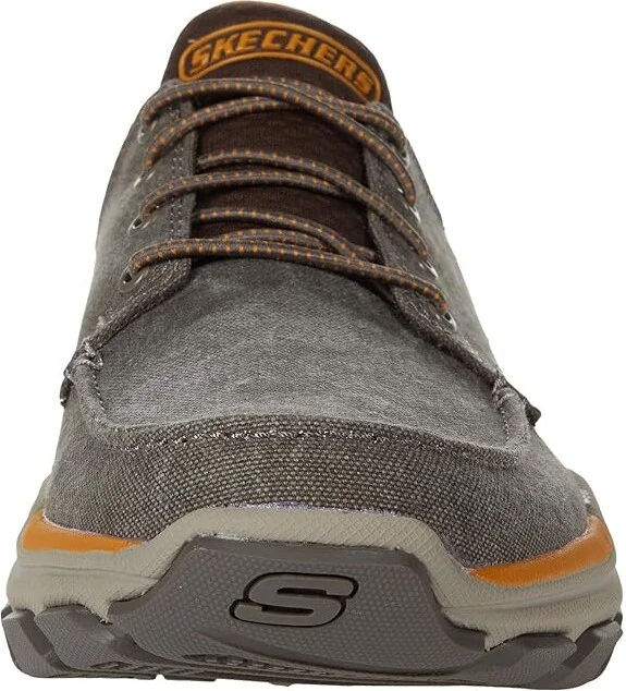 SKECHERS Relaxed Fit Respected - Loleto Men's Shoes Brown : 7 D - Medium, Textile - Image 5