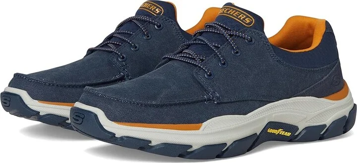 SKECHERS Relaxed Fit Respected - Loleto Men's Shoes Navy : 9 E - Wide, Textile