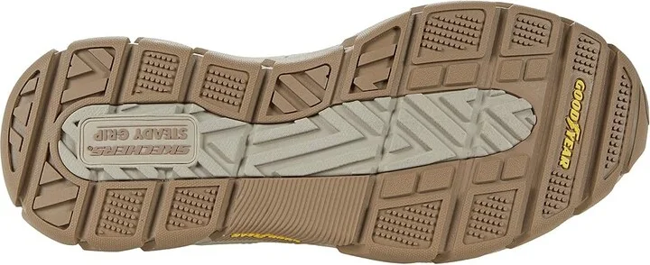 SKECHERS Relaxed Fit Respected - Loleto Men's Shoes Taupe : 8.5 E - Wide, Textile - Image 3