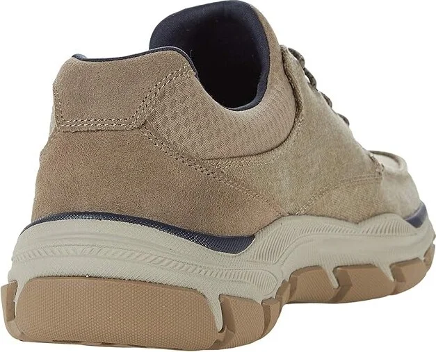 SKECHERS Relaxed Fit Respected - Loleto Men's Shoes Taupe : 8.5 E - Wide, Textile - Image 4
