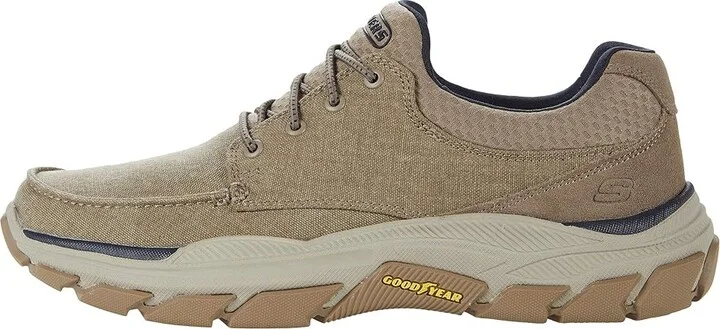 SKECHERS Relaxed Fit Respected - Loleto Men's Shoes Taupe : 8.5 E - Wide, Textile - Image 6