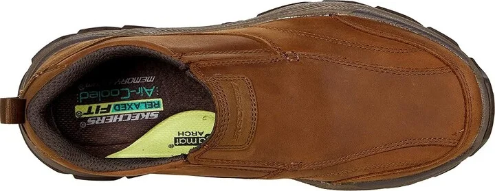 SKECHERS Relaxed Fit Respected - Lowry Men's Shoes Desert : 7.5 D - Medium, Synthetic/Leather - Image 2