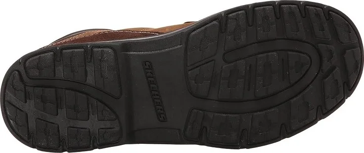 SKECHERS Relaxed Fit Segment - Melego Men's Shoes Dark Brown : 7 D - Medium, Leather - Image 4