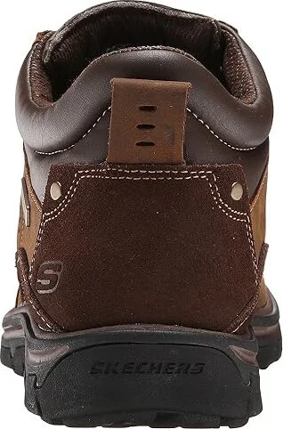 SKECHERS Relaxed Fit Segment - Melego Men's Shoes Dark Brown : 7 D - Medium, Leather - Image 5