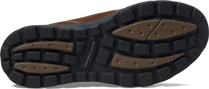 SKECHERS Relaxed Fit Superior - Gains Men's Slip on Shoes Dark Brown : 6.5 D - Medium, Leather - Image 4