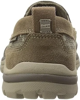 SKECHERS Relaxed Fit Superior - Milford Men's Slip on Shoes Light Brown : 6.5 D - Medium, Canvas/Suede - Image 5