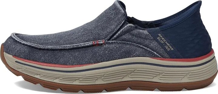 SKECHERS Remaxed - Fenick Hands Free Slip-Ins Men's Shoes Navy : 7 D - Medium, Rubber/Textile - Image 6