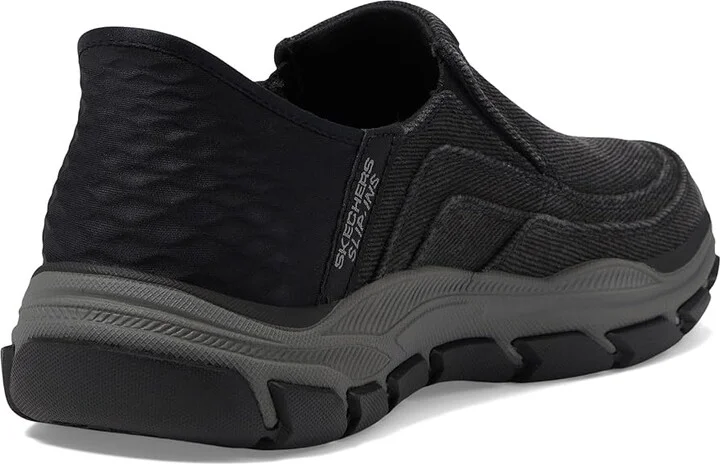 SKECHERS Respected Holmgren Hands Free Slip-Ins Men's Shoes Black : 7 D - Medium, Canvas - Image 4