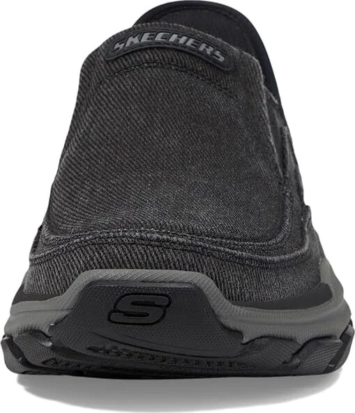 SKECHERS Respected Holmgren Hands Free Slip-Ins Men's Shoes Black : 7 D - Medium, Canvas - Image 5