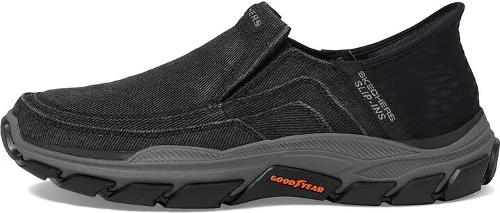 SKECHERS Respected Holmgren Hands Free Slip-Ins Men's Shoes Black : 7 D - Medium, Canvas - Image 6