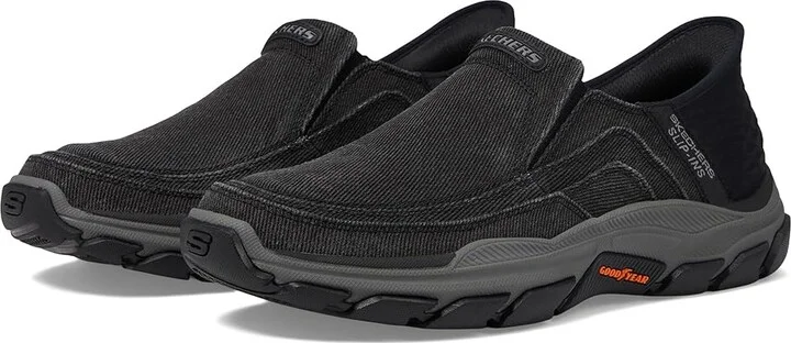 SKECHERS Respected Holmgren Hands Free Slip-Ins Men's Shoes Black : 7 D - Medium, Canvas
