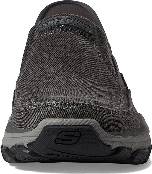 SKECHERS Respected Holmgren Hands Free Slip-Ins Men's Shoes Charcoal : 8.5 D - Medium, Canvas - Image 5
