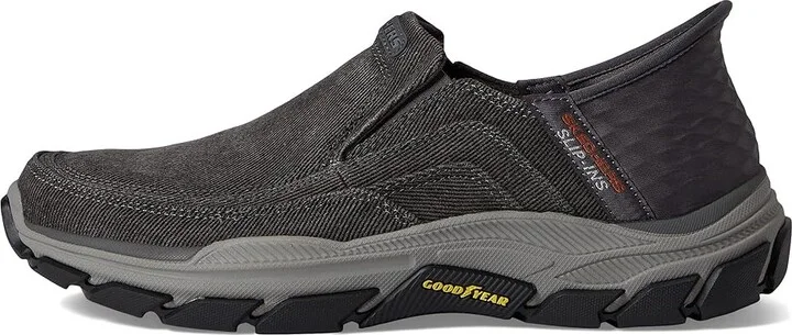 SKECHERS Respected Holmgren Hands Free Slip-Ins Men's Shoes Charcoal : 8.5 D - Medium, Canvas - Image 6
