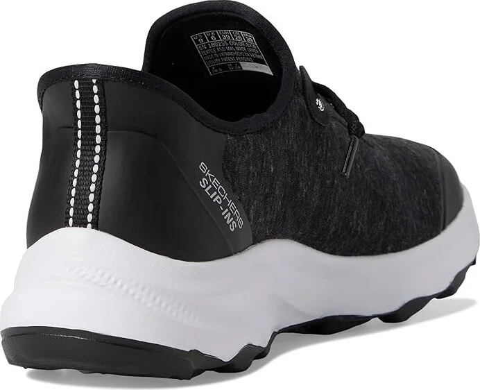 SKECHERS Ridge Oak Hands Free Slip-Ins Women's Shoes Black/White : 7.5 B - Medium, Synthetic - Image 4