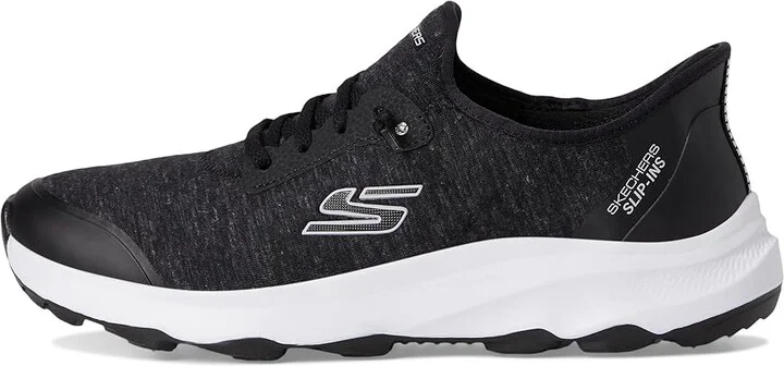 SKECHERS Ridge Oak Hands Free Slip-Ins Women's Shoes Black/White : 7.5 B - Medium, Synthetic - Image 6