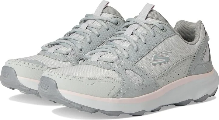 SKECHERS Ridge Oak Women's Shoes Grey/Pink : 6 B - Medium, Textile