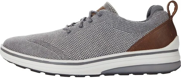 SKECHERS Robinson Men's Shoes Dark Gray : 7.5 D - Medium, Textile/Leather - Image 6