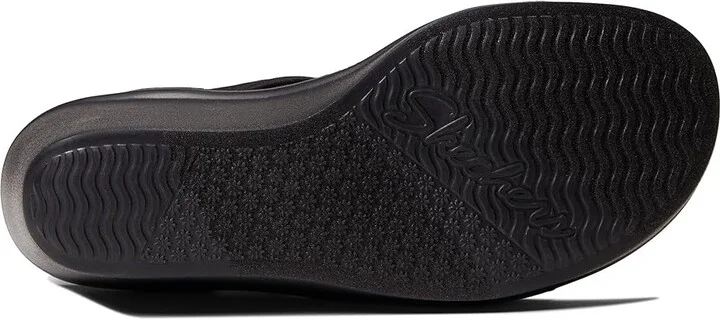 SKECHERS Rumble On - Day Flirt Women's Sandals Black/Black : 9 B - Medium, Synthetic/Textile - Image 3