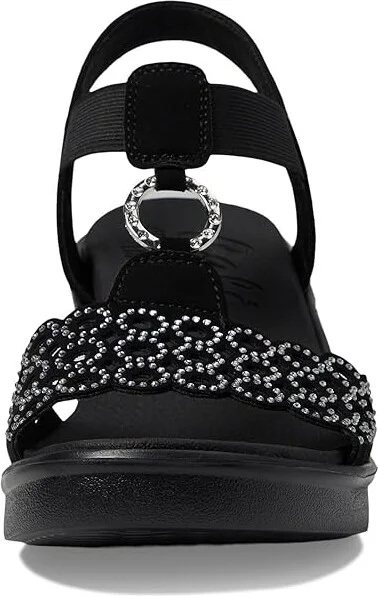SKECHERS Rumble On - Queen B2 Women's Shoes Black/Silver : 6 B - Medium, Textile - Image 2