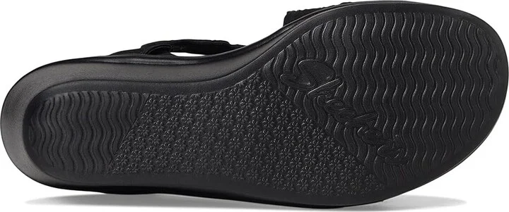SKECHERS Rumble On - Sassier Dayz Women's Sandals Black/Black : 11 B - Medium, Rubber - Image 3