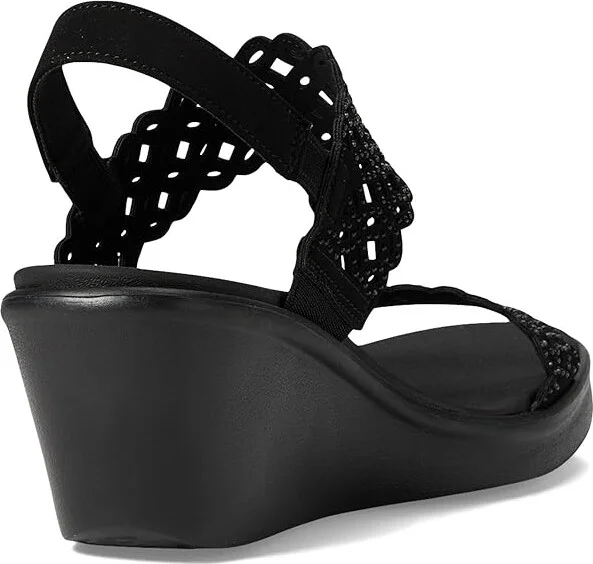 SKECHERS Rumble On - Sassy Dayz Women's Shoes Black/Black : 9 B - Medium, Synthetic - Image 4