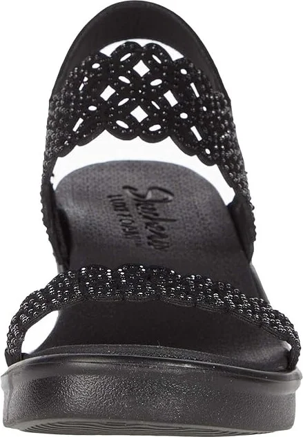 SKECHERS Rumble On - Sassy Dayz Women's Shoes Black/Black : 9 B - Medium, Synthetic - Image 5