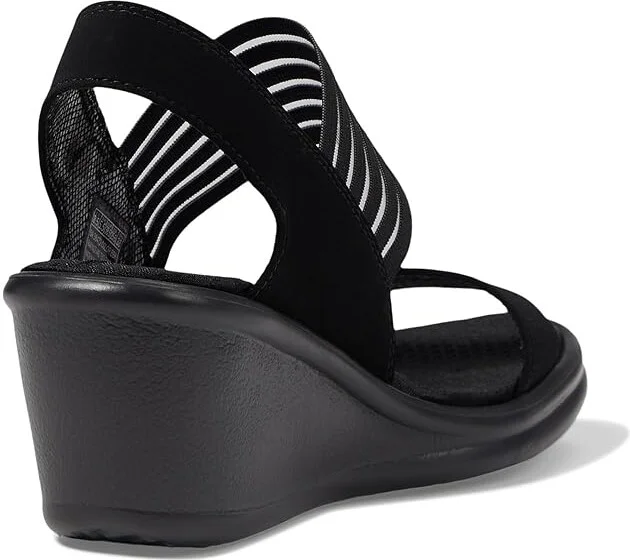 SKECHERS Rumblers-Sci-Fi Women's Sandals Black : 5 B - Medium, Synthetic - Image 5