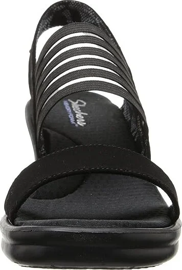 SKECHERS Rumblers-Sci-Fi Women's Sandals Black : 5 B - Medium, Synthetic - Image 6