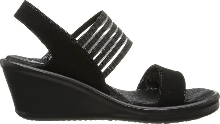 SKECHERS Rumblers-Sci-Fi Women's Sandals Black : 5 B - Medium, Synthetic - Image 8