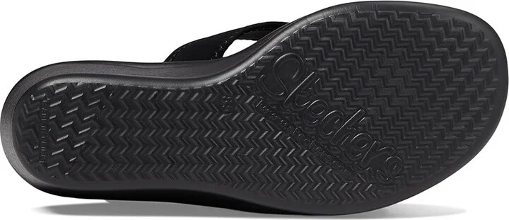 SKECHERS Rumblers Young At Heart Women's Sandals Black : 6 B - Medium, Synthetic - Image 4