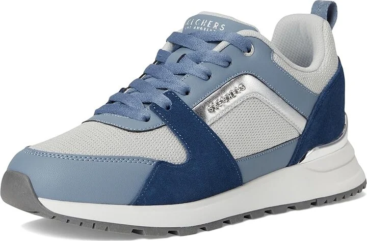 SKECHERS Runway - Posh Gal Women's Shoes Navy/Gray : 8.5 B - Medium - Image 5