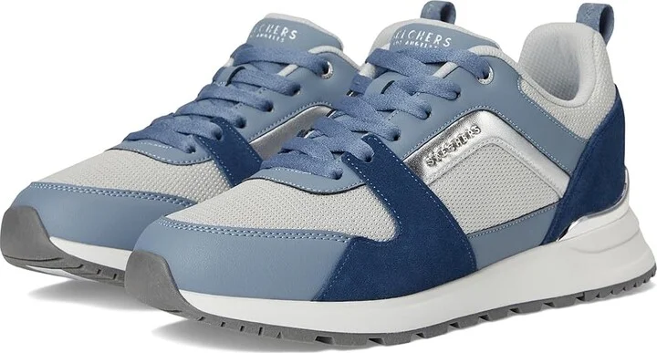 SKECHERS Runway - Posh Gal Women's Shoes Navy/Gray : 8.5 B - Medium