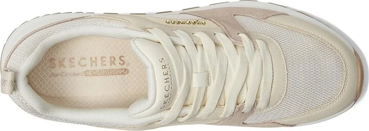 SKECHERS Runway - Posh Gal Women's Shoes Netural/Gold : 9.5 B - Medium - Image 2