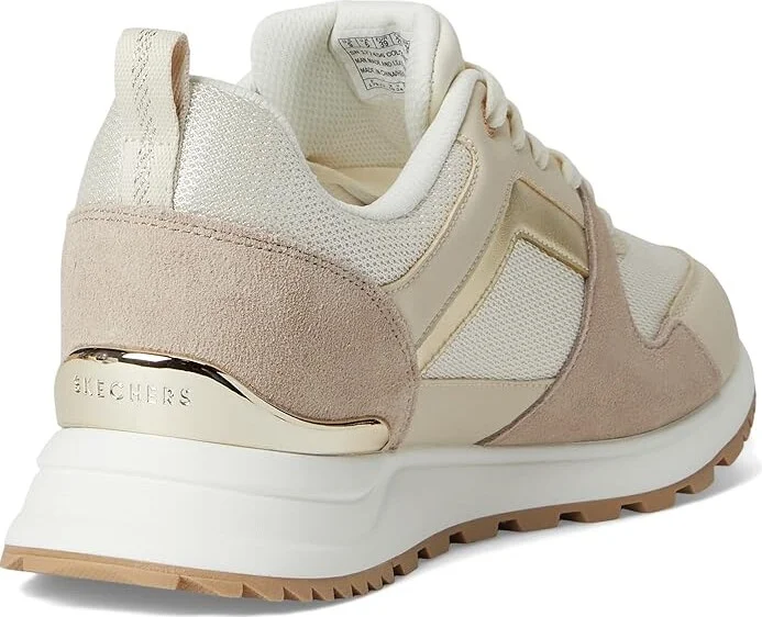 SKECHERS Runway - Posh Gal Women's Shoes Netural/Gold : 9.5 B - Medium - Image 4