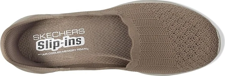 SKECHERS Seager - Believe It Hands Free Slip-Ins Women's Flat Shoes Black : 6.5 B - Medium, Rubber/Suede - Image 7