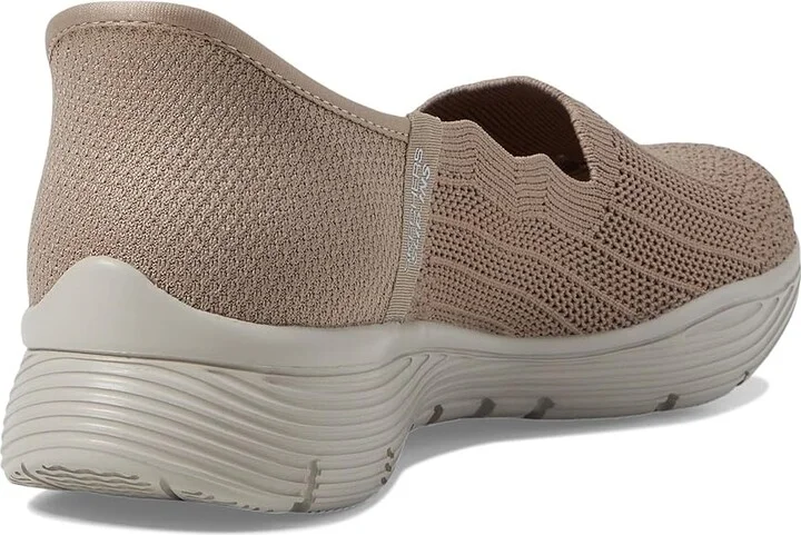 SKECHERS Seager - Believe It Hands Free Slip-Ins Women's Flat Shoes Black : 6.5 B - Medium, Rubber/Suede - Image 9