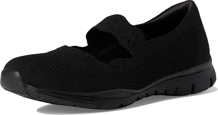 SKECHERS Seager - Cute N Coy Women's Shoes Black : 9.5 B - Medium, Synthetic - Image 5