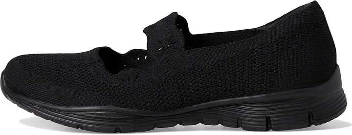 SKECHERS Seager - Cute N Coy Women's Shoes Black : 9.5 B - Medium, Synthetic - Image 6