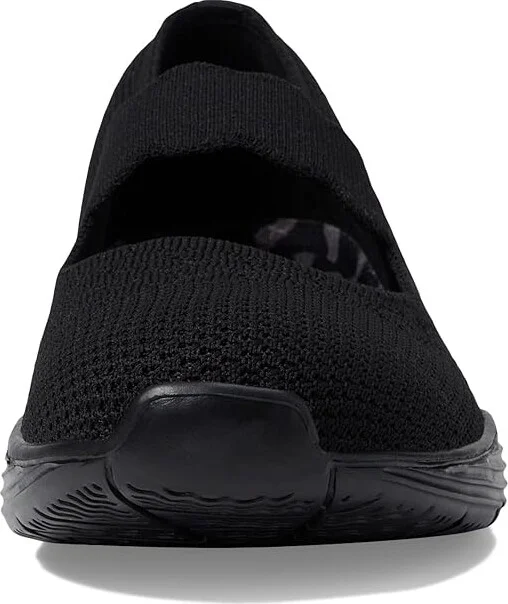 SKECHERS Seager - Power Hitter Women's Flat Shoes Black/Black : 5 B - Medium - Image 3