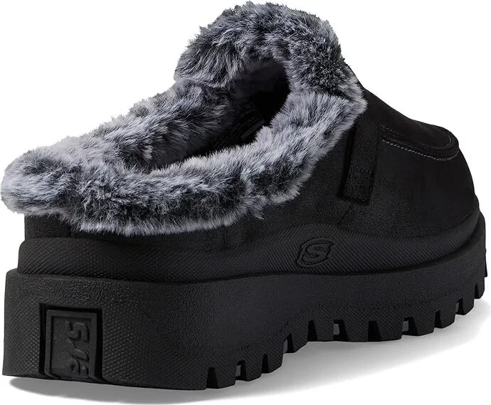 SKECHERS Shindigs - Forever Retro Women's Shoes Black/Black : 5 B - Medium, Microfiber/Textile - Image 4