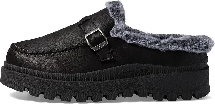 SKECHERS Shindigs - Forever Retro Women's Shoes Black/Black : 5 B - Medium, Microfiber/Textile - Image 5