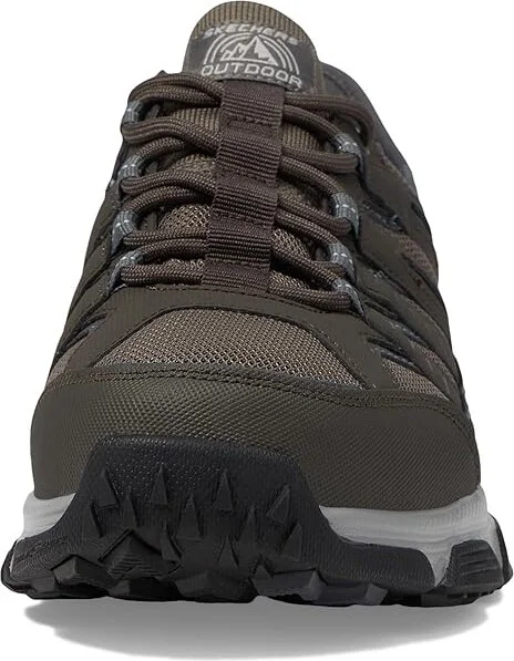 SKECHERS Skech-Air Envoy Emissary Hands Free Slip-Ins Men's Shoes Gray/Brown : 7 D - Medium, Leather/Synthetic/Textile - Image 5