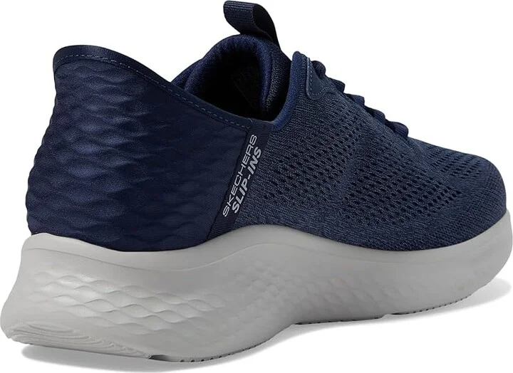 SKECHERS Skech - Lite Pro Primebase Hands Free Slip-In Men's Shoes Black/Gray : 8 EE - Wide, Synthetic - Image 9